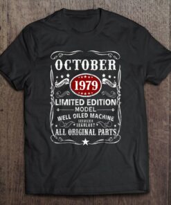 44 Years Old Gifts Decoration October 1979 44Th Birthday 1