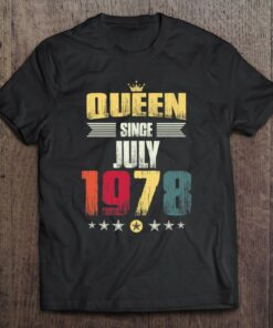 44Th Birthday Party Gift Women Queen Since July 1978 Birthday 1