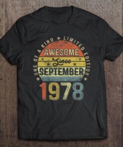45 Years Old Gifts Awesome Since September 1978 45Th Birthday 1