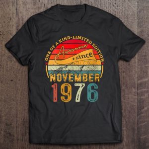 46 Years Old Vintage November 1976 46Th Birthday Mens Womens