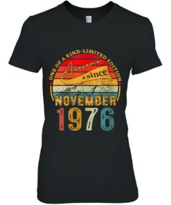 46 Years Old Vintage November 1976 46Th Birthday Mens Womens 1 46 Years Old Vintage November 1976 46Th Birthday Mens Womens 2