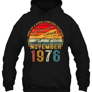 46 Years Old Vintage November 1976 46Th Birthday Mens Womens 3