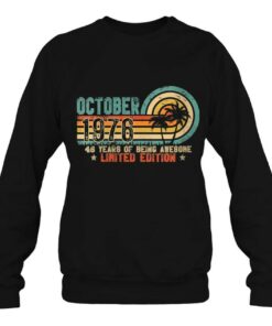 46Th Birthday Vintage October 1976 Retro 46 Years Old Bday 4