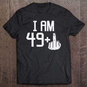 49 1 Plus Middle Finger Fifty Funny 50 Yr 50Th Birthday Gift 1