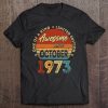49 Years Old Gifts Awesome Since October 1973 49Th Birthday
