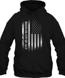4Th Of July Birthday American Flag Tee 3
