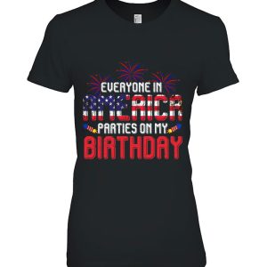 4Th Of July Birthday Shirt Funny Bday Born On 4Th Of July