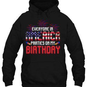 4Th Of July Birthday Shirt Funny Bday Born On 4Th Of July 3