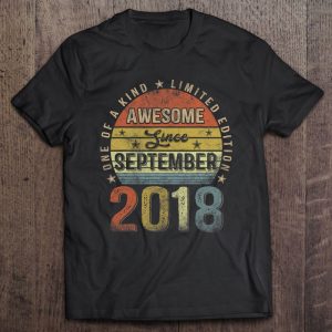 5 Years Old Gifts Awesome Since September 2018 5Th Birthday