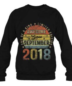 5 Years Old Gifts Awesome Since September 2018 5Th Birthday 4