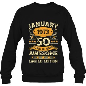 50 Years Old Awesome Since January 1973 50Th Birthday Gift 4