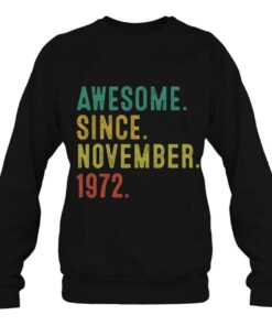 50 Years Old Awesome Since November 1972 50Th Birthday Gifts 3 50 Years Old Awesome Since November 1972 50Th Birthday Gifts 4