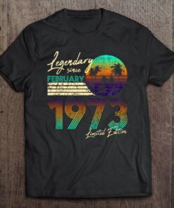 50Th Birthday 50 Legendr February 1973 Vintage 1