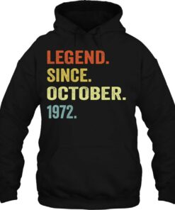 50Th Birthday 50 Years Old Gifts Legend Since October 1972 Birthday 3