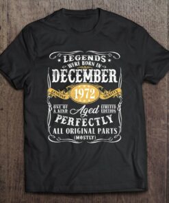 50Th Birthday Decoration Legends Were Born In December 1972 Gift 1