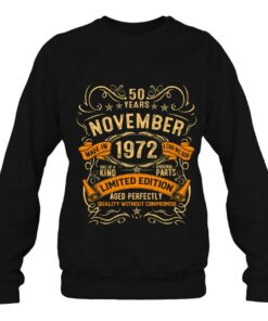 50Th Birthday Gifts 50 Years Old Gift Vintage November 1972 Limited Edition 4