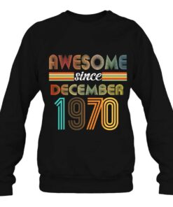 52 Years Old Awesome Since December 1970 52Nd Birthday 4