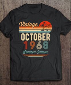 54 Years Old 54Th Birthday Vintage October 1968 Men Women 1