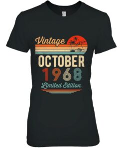 54 Years Old 54Th Birthday Vintage October 1968 Men Women 1 54 Years Old 54Th Birthday Vintage October 1968 Men Women 2