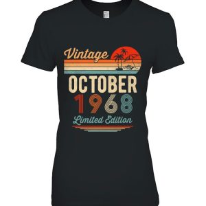 54 Years Old 54Th Birthday Vintage October 1968 Men Women