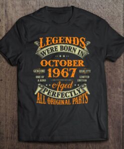 55Th Birthday Gift Legends Born In October 1967 55 Yrs Old 1
