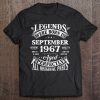 55Th Birthday Gift Legends Born In September 1967 55 Yrs Old