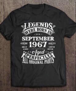 55Th Birthday Gift Legends Born In September 1967 55 Yrs Old 1