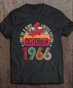 56 Years Old Gifts 56Th Birthday Vintage October 1966 Birthday Gift 1