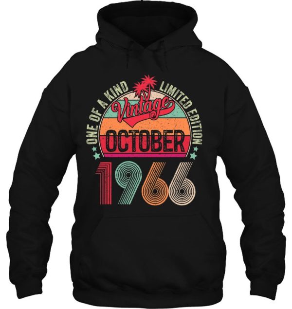 56 Years Old Gifts 56Th Birthday Vintage October 1966 Birthday Gift