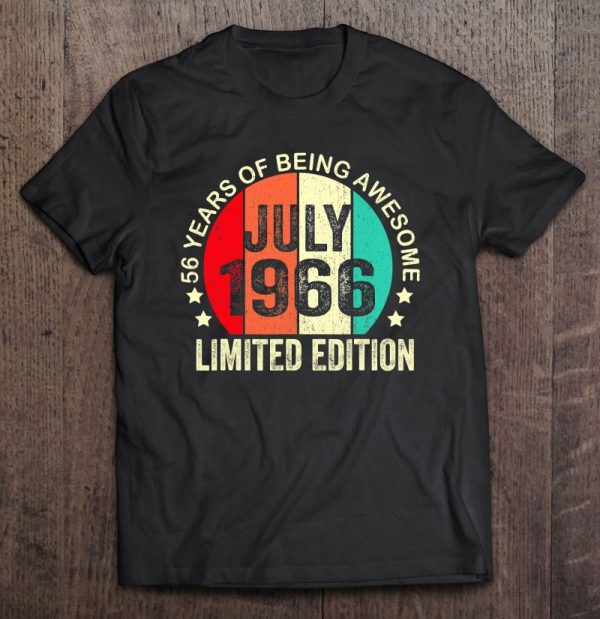 56 Years Old Gifts July 1966 Limited Edition 56Th Birthday