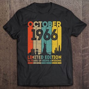 56 Years Old Gifts Vintage October 1966 56Th Birthday