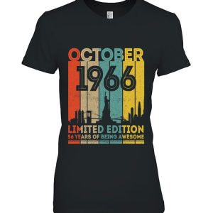56 Years Old Gifts Vintage October 1966 56Th Birthday