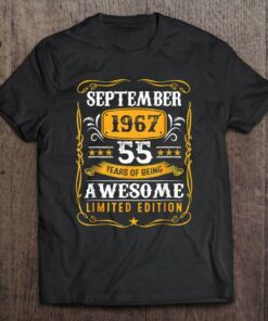 56 Years Old Gifts Vintage September 1967 56Th Birthday 1