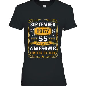 56 Years Old Gifts Vintage September 1967 56Th Birthday