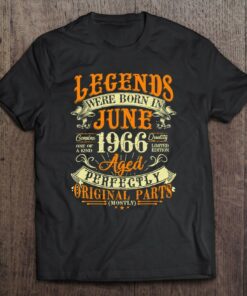 56Th Birthday 57 Years Old Legends Born In June 1966 Birthday 1