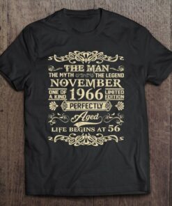 56Th Birthday The Man Myth Legend November 1966 Birthday 1