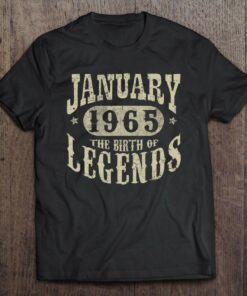 57 Years Old 57Th Birthday January 1965 Birth Of Legend 1