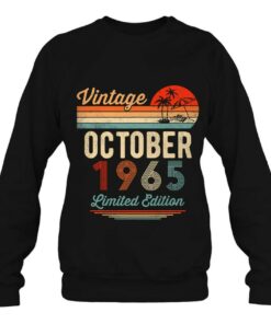 57 Years Old 57Th Birthday Vintage October 1965 Men Women 4