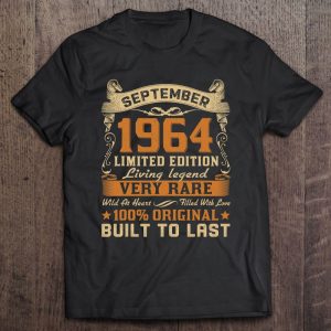 58Th Birthday Gift 58 Years Old Retro Vintage September 1964 Gift