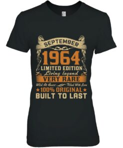 58Th Birthday Gift 58 Years Old Retro Vintage September 1964 Gift 2