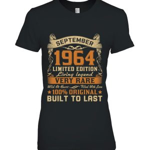 58Th Birthday Gift 58 Years Old Retro Vintage September 1964 Gift