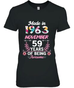 59 Years Old 59Th Birthday Born In November 1963 Women Girls 2