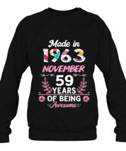 59 Years Old 59Th Birthday Born In November 1963 Women Girls 4