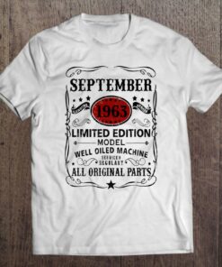 59 Years Old Gifts Decoration September 1963 59Th Birthday 1