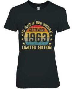 59 Years Old September 1963 Limited Edition 59Th Birthday 2