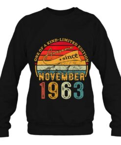 59 Years Old Vintage November 1963 59Th Birthday Mens Womens 3 59 Years Old Vintage November 1963 59Th Birthday Mens Womens 4