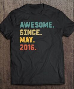 6 Years Old Gifts Awesome Since May 2016 6Th Birthday 1