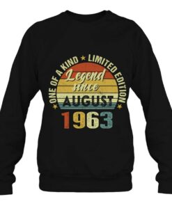 60 Years Old Gifts Legend Since August 1963Th Birthday 4