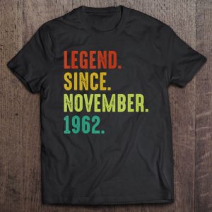60 Years Old Legend Since November 1962 60Th Birthday Gifts