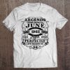 61St Birthday Tee For Legends Born June 1962 61 Years Old